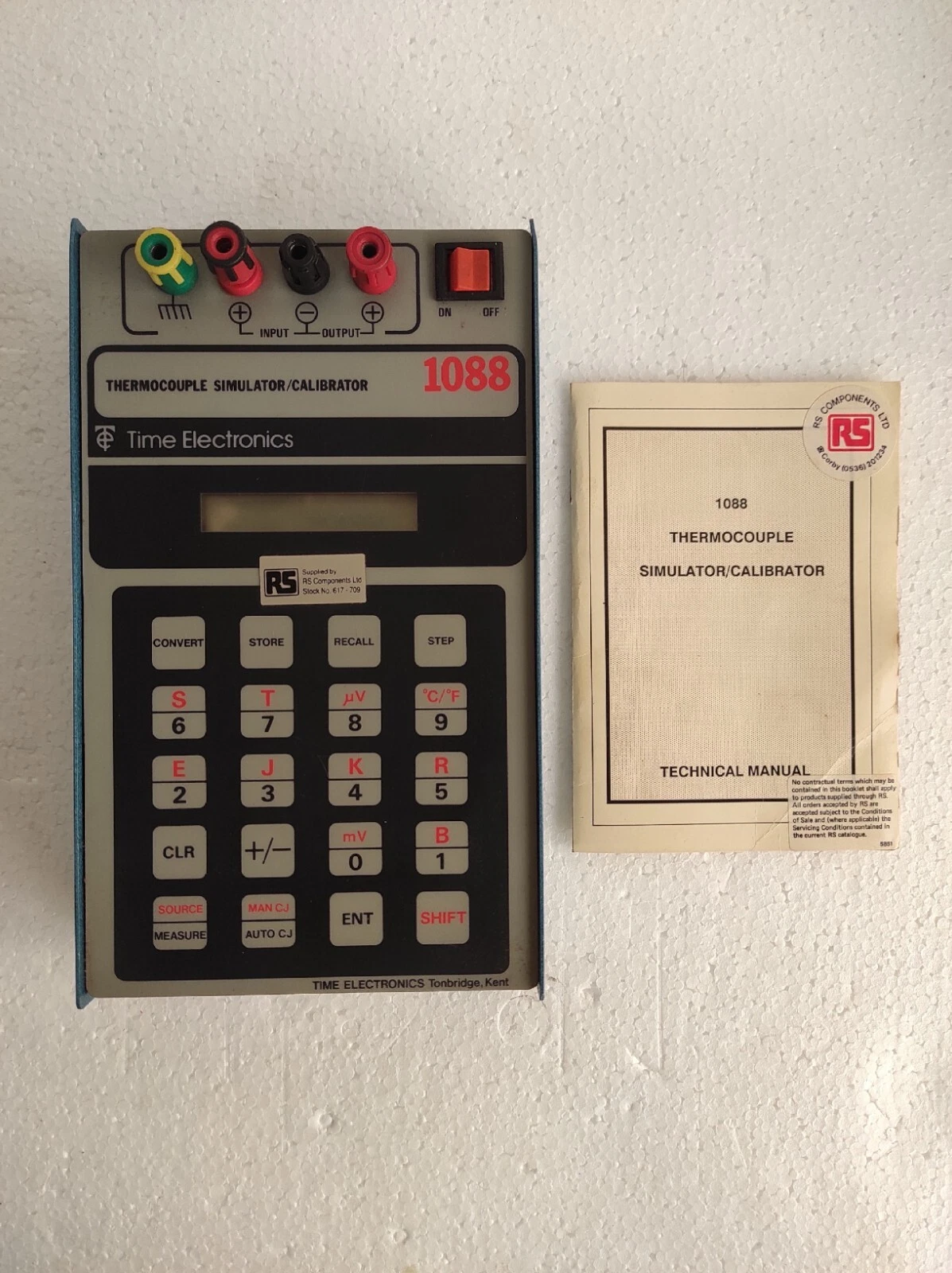 Time Electronic 1088 Thermal Couple Simulator / Calibrator